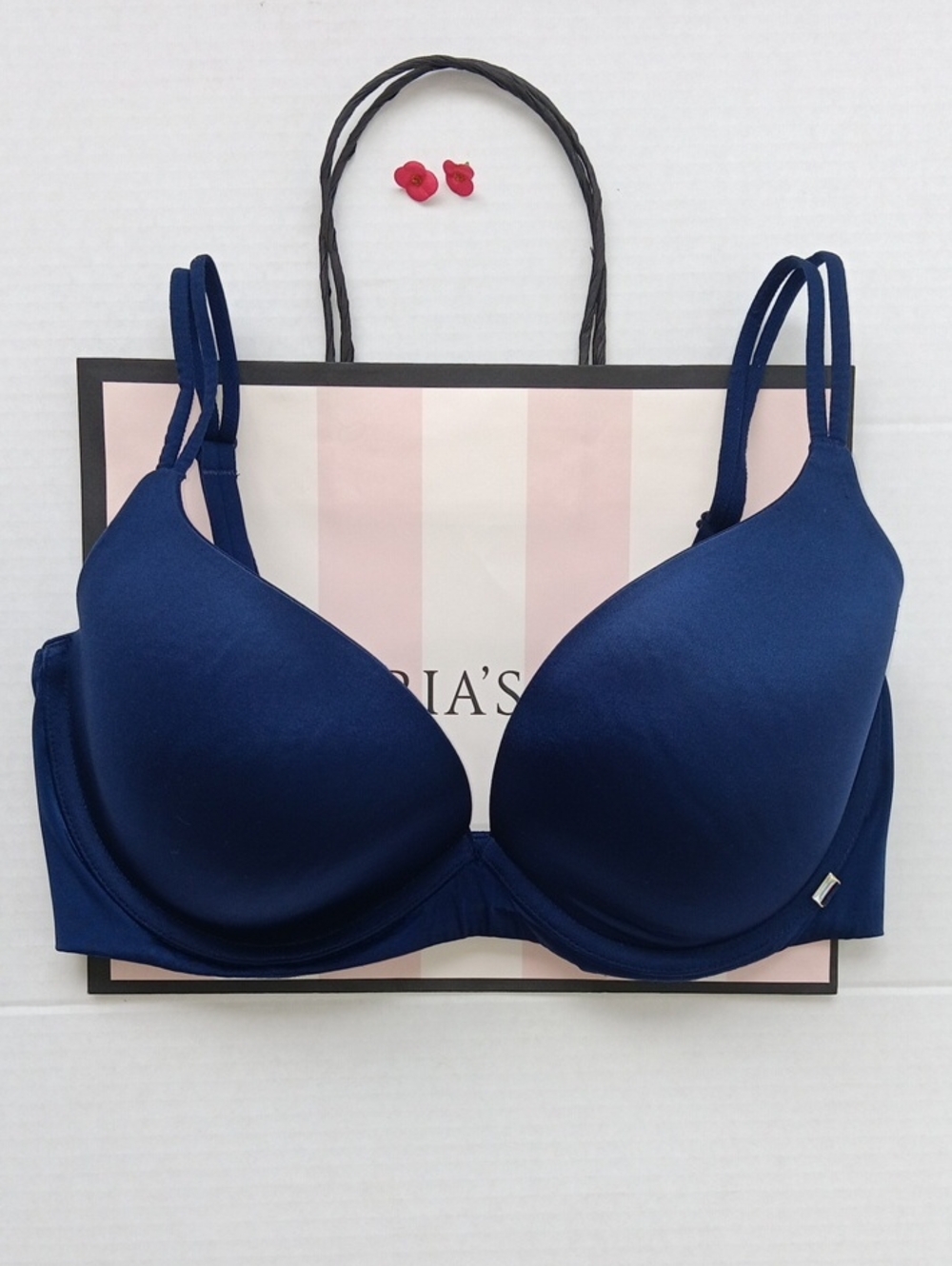 Victoria's Secret Deep Blue Very Sexi Lightly Lined Plunge Size34DD